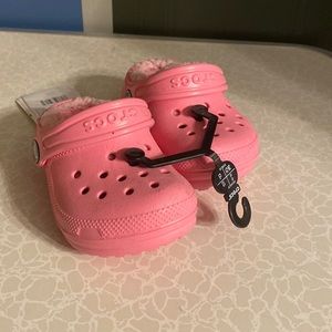Pink kids sterling crocs